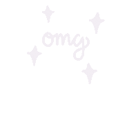 lettering_bysara omg aesthetic lettering sparkles Sticker