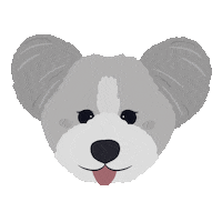 Happy Dog Sticker