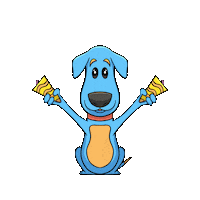 Happy Dog Sticker