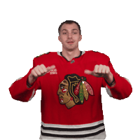 Thumbs Down Sticker by NHLBlackhawks