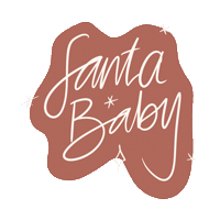 Santa Baby Christmas Sticker