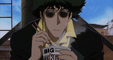 Cowboy Bebop Eating GIF