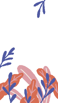 Pink Plants Sticker