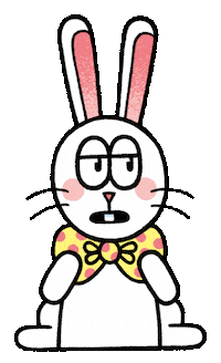 Easter Bunny Art Sticker by T. L. McBeth
