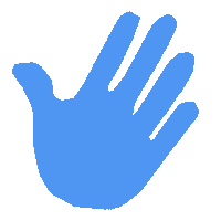 storydive hello wave hand high five Sticker