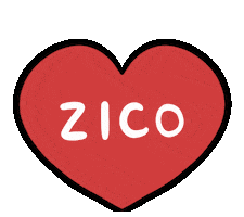 Heart Zico Sticker