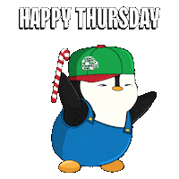 Happy Day Off Sticker by Pudgy Penguins