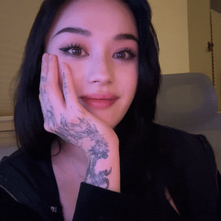 Cute Girl Eye Roll GIF