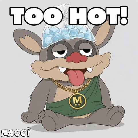 Sweating Ice Cube GIF