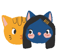 Cat Love Sticker by Katko’s on duty