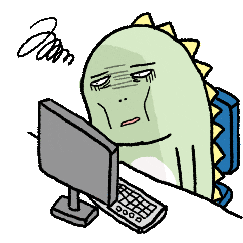 Dinosaur Sticker by PeggySu