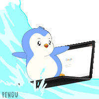 Scrolling Social Media Sticker by Pudgy Penguins
