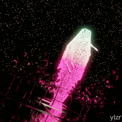 yizr art animation 3d light GIF