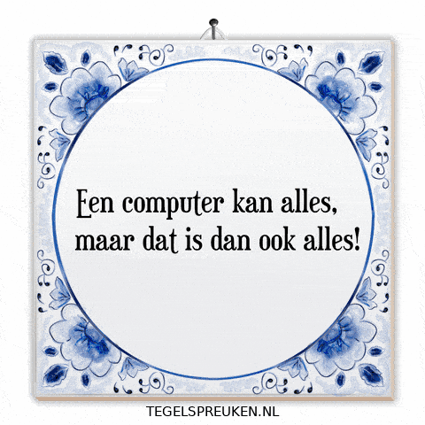 Humor Computer GIF by Tegelspreuken.nl