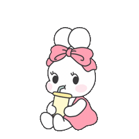 happyyoni coffee water chill drinking Sticker