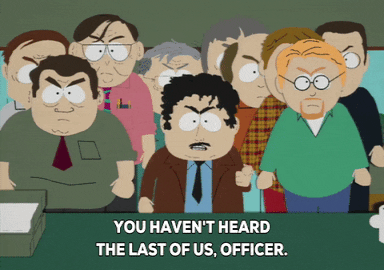 angry mob GIF by South Park 