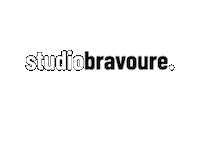 studiobravoure film white black video Sticker
