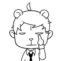 funny face bear Sticker by Kino's Kingdom