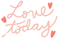 Love Today Pink Sticker