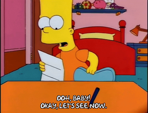 Excited Season 8 GIF by The Simpsons