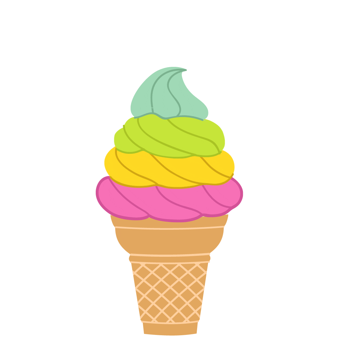 craving ice cream Sticker by Bikini Village