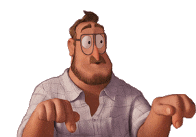 Danny Mcbride Point Sticker by Sony Pictures Animation