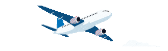 sugarpilots_denmark fly flying plain airplain Sticker
