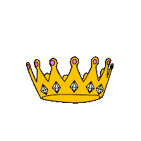 qvcdeutschland queen crown king princess Sticker