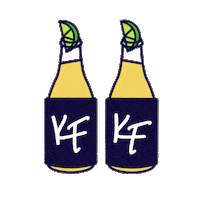 Beer Cheers Sticker by Kenny Flowers