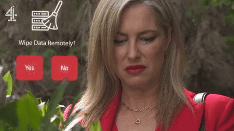 Delete Get Rid GIF by Hollyoaks