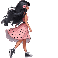 Girl Sticker