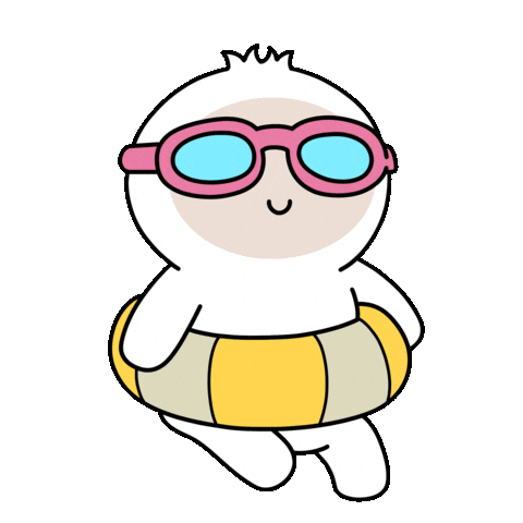 Summer Swimming Sticker by okdstudio
