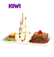 Kiwi Brownie Sticker by Kiwilimon Heladería