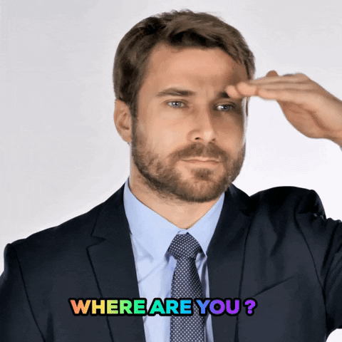 Looking Where Are You GIF by Vadoo TV