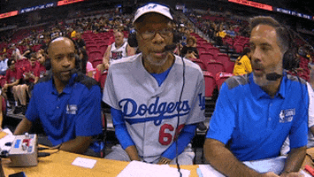 Los Angeles Dodgers Lol GIF by NBA