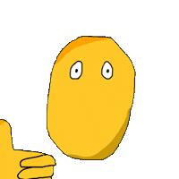 mrjantar smile thumbs up jantar palec nahoru Sticker
