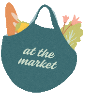 Farmers Market Shopping Sticker by Welyo
