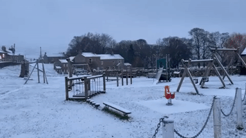 Boxing Day Snow Hits North Yorkshire