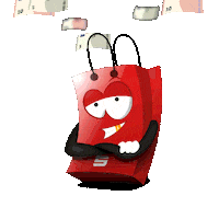 s-markt-mehrwert money shopping cash cashback Sticker