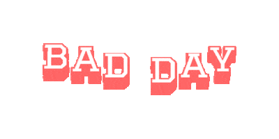 Bad Day Jour Sticker by La vie en fibromyalgie