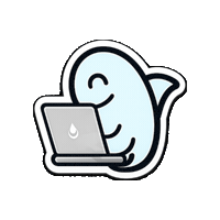humbleshark work office working job Sticker