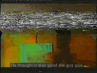 perlasardella glitch vhs gif artist pause GIF
