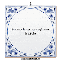 Wijsheid Spreuk Sticker by Tegelspreuken.nl