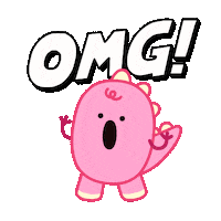 Oh My God What Sticker by DINOSALLY