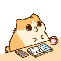 Cat Sticker by Bichi Mao