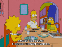 homer simpson eating GIF