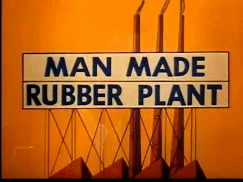 scottok giphygifmaker rubber filmstrip man made rubber plant GIF