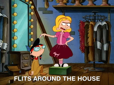 hey arnold nicksplat GIF