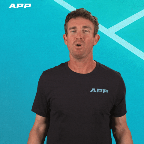 Pickleball Wow GIF by APP