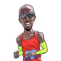 Run Running Sticker by eBibs